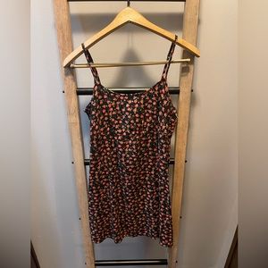 Mini red and black Rose Dress. SIZE: Medium. Never worn with tags.